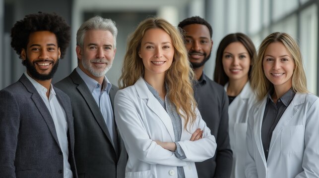 Doctor in a professional hospital setting